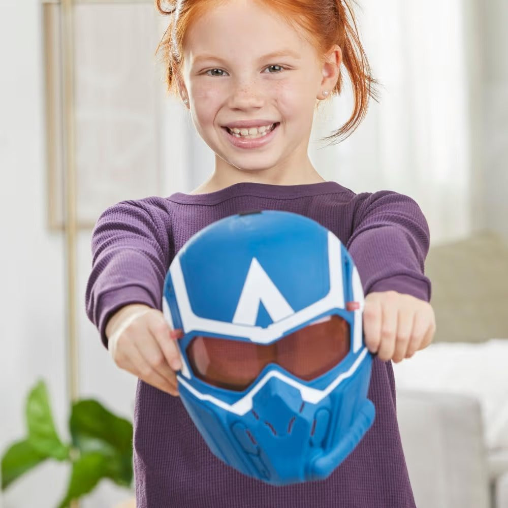 Marvel Studios Captain America Brave New World Flight Vision Mask, Roleplay Toy, Super Hero Toys for Kids 5 and Up