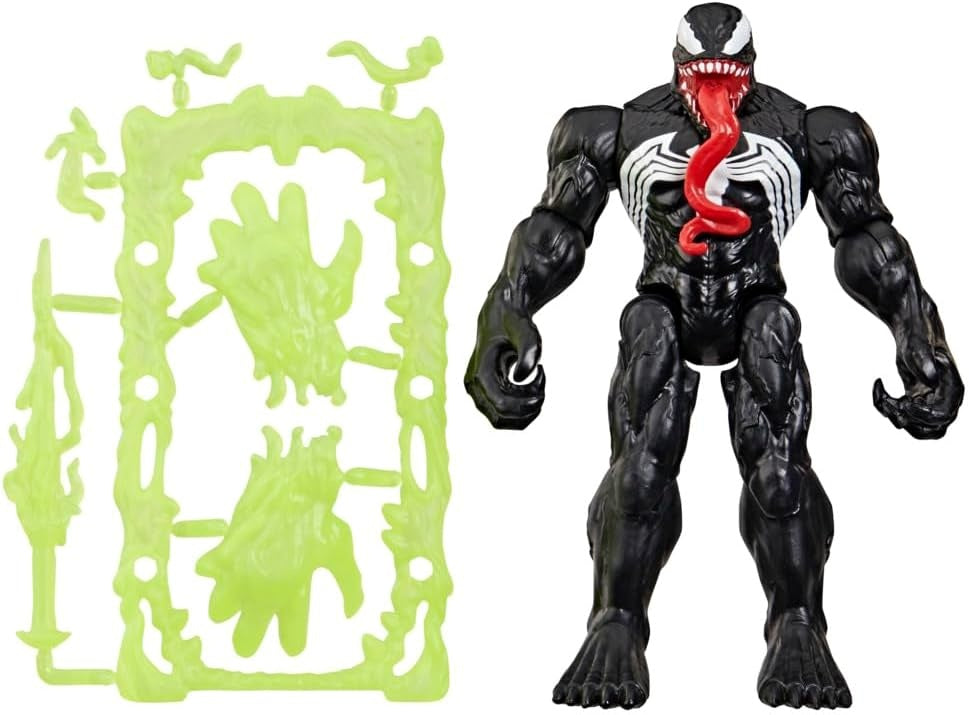 Marvel Spider-Man ActionVerse Venom Action Figure & Accessories, 4.5-Inch (11.4 CM) Super Hero Toys & Figures for Kids, Ages 4+