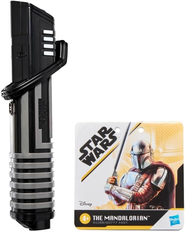 STAR WARS Non-Electronic The Mandalorian Darksaber, Officially Licensed Lightsaber, Roleplay Toys for Boys & Girls Ages 4+