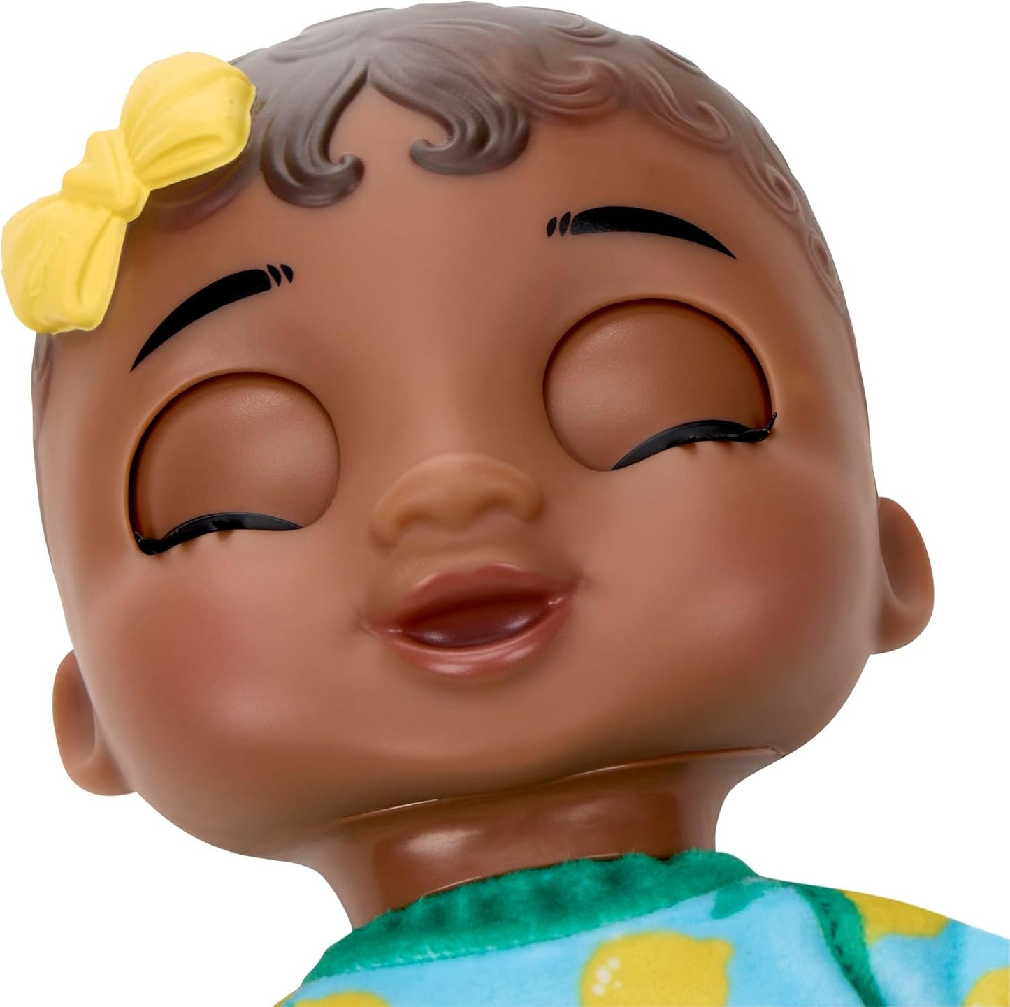 Baby Alive Nighttime Snuggles, Black Hair Doll with Sounds, Soft Body and Breathing Motions, Toys for Kids Ages 18 Months+