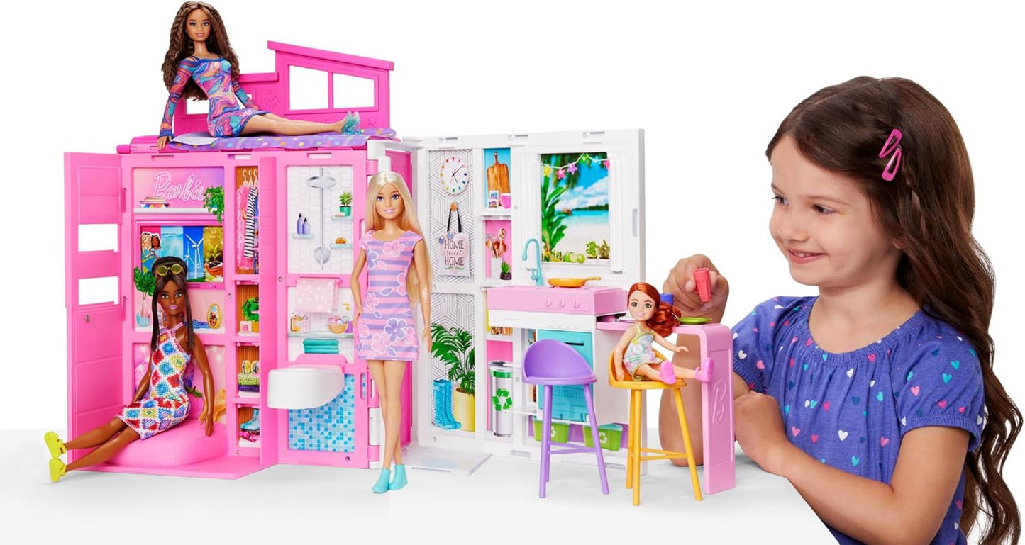 Barbie Getaway House Doll and Playset, 3+ years and up
