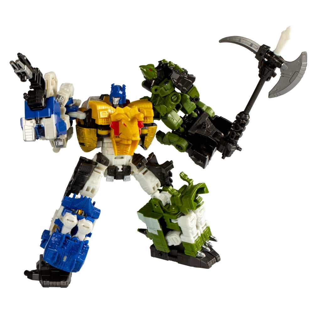 Transformers Legacy United Dinobot Dinoking Multipack, 6 Figures Combine into Dinoking, Robot to Dinosaur Conversion