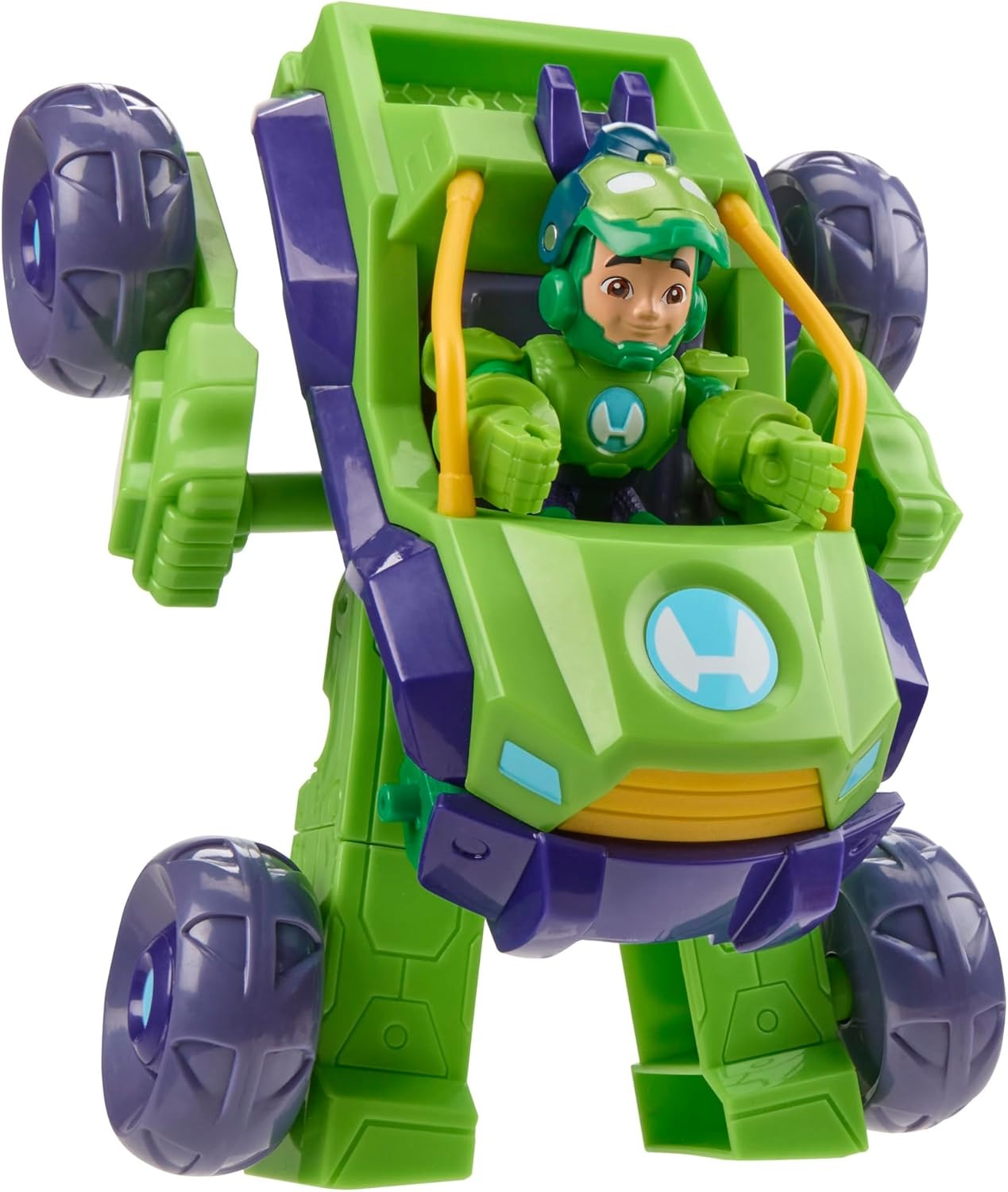 Marvel Iron Man and his Awesome Friends 2-in-1 Mech Suit & Vehicle, Action Figure & Toy Vehicle Set, 3-Inch-Scale Super Hero Toys, Ages 3+