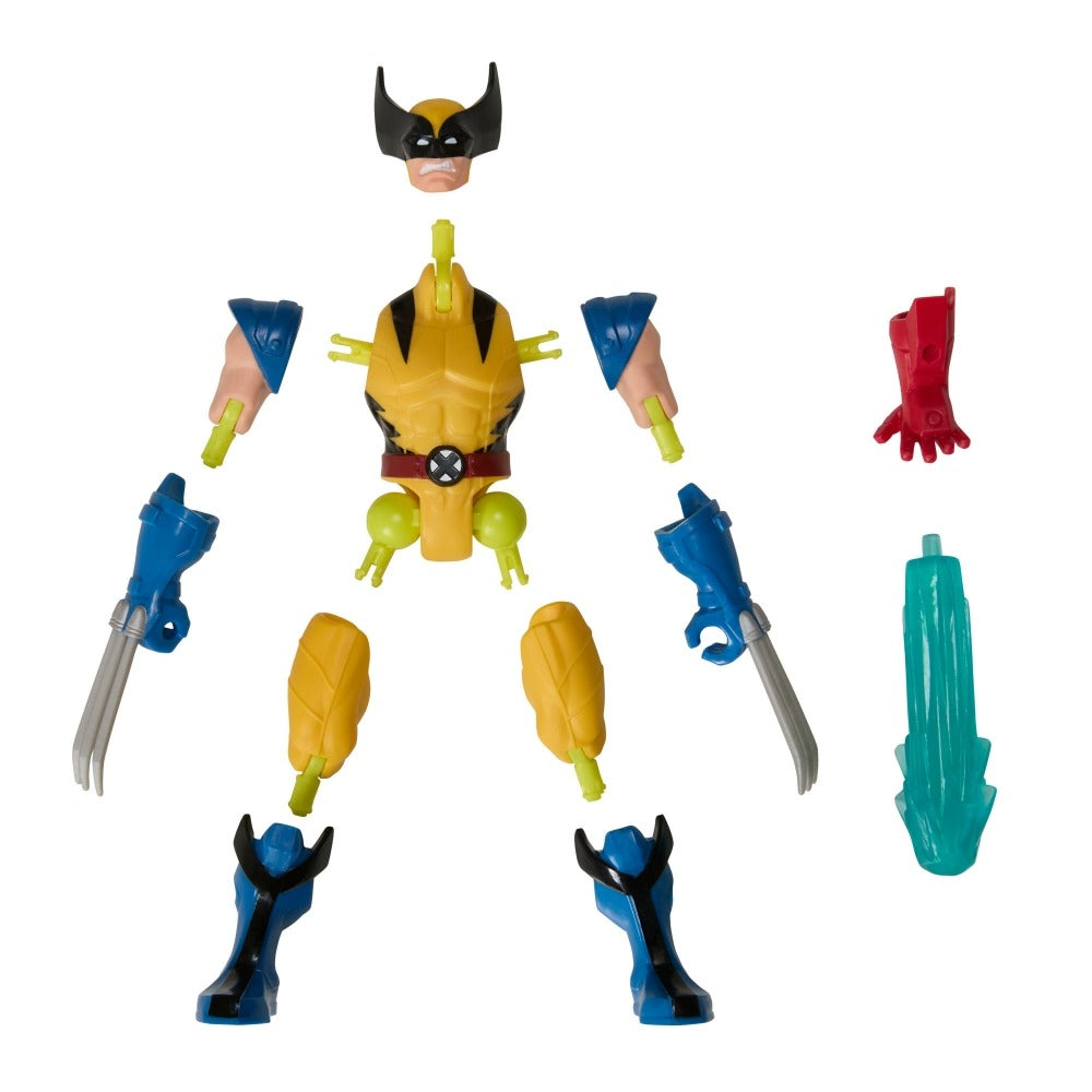 MixMashers Marvel Wolverine Toy, 5" (12 cm) Avengers Mix-&-Match Action Figure