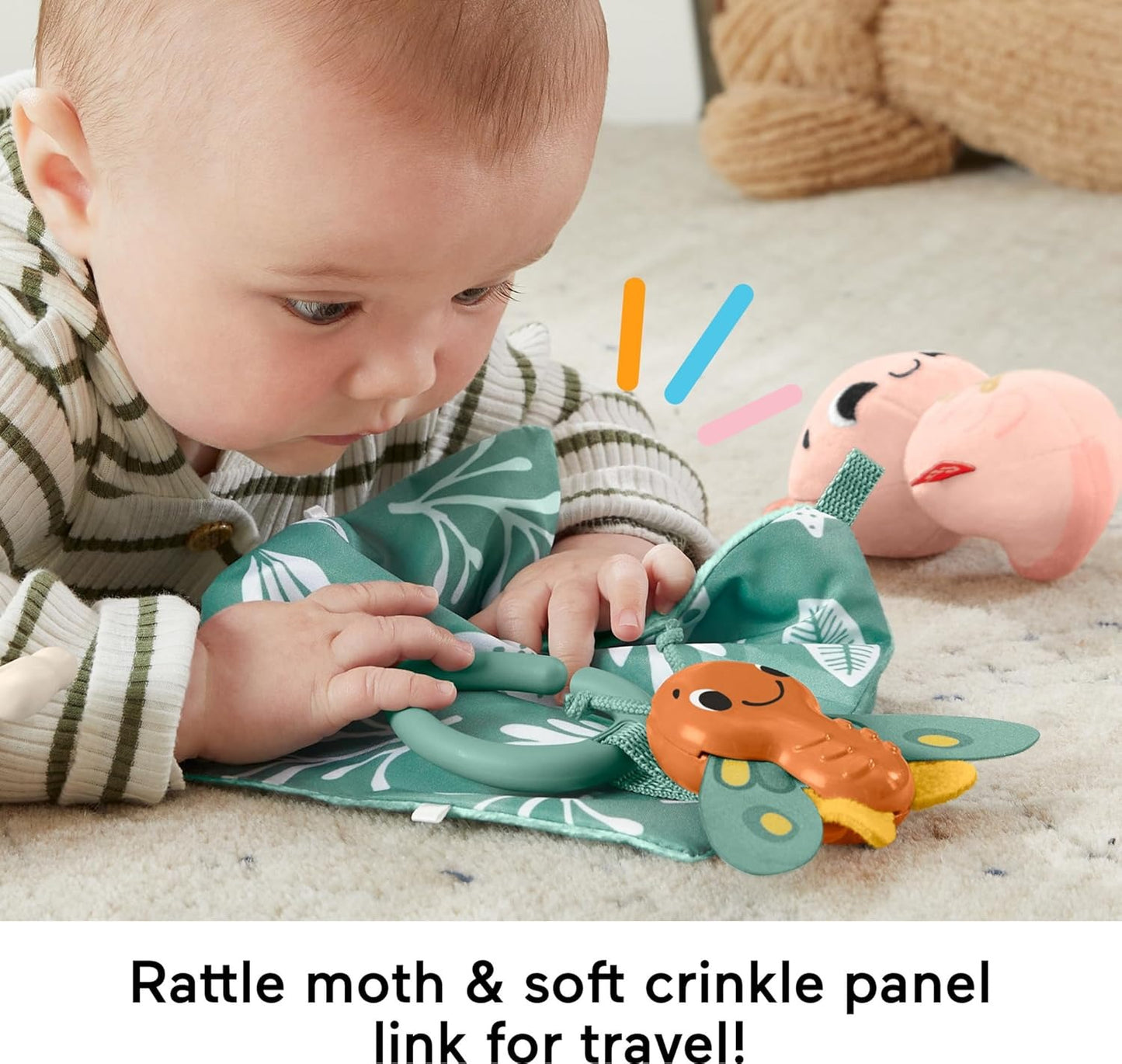 Fisher-Price Baby Toys So Many Senses Set, 4 Sensory Activities for Developmental Play for Newborns Ages 0+ Months