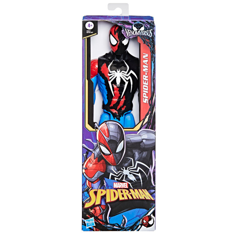 Marvel Spider-Man VenomVersus Titan Hero Series Spider-Man Action Figure, 12-Inch (30 cm) Super Hero Action Figures & Toys for Kids Ages 4+