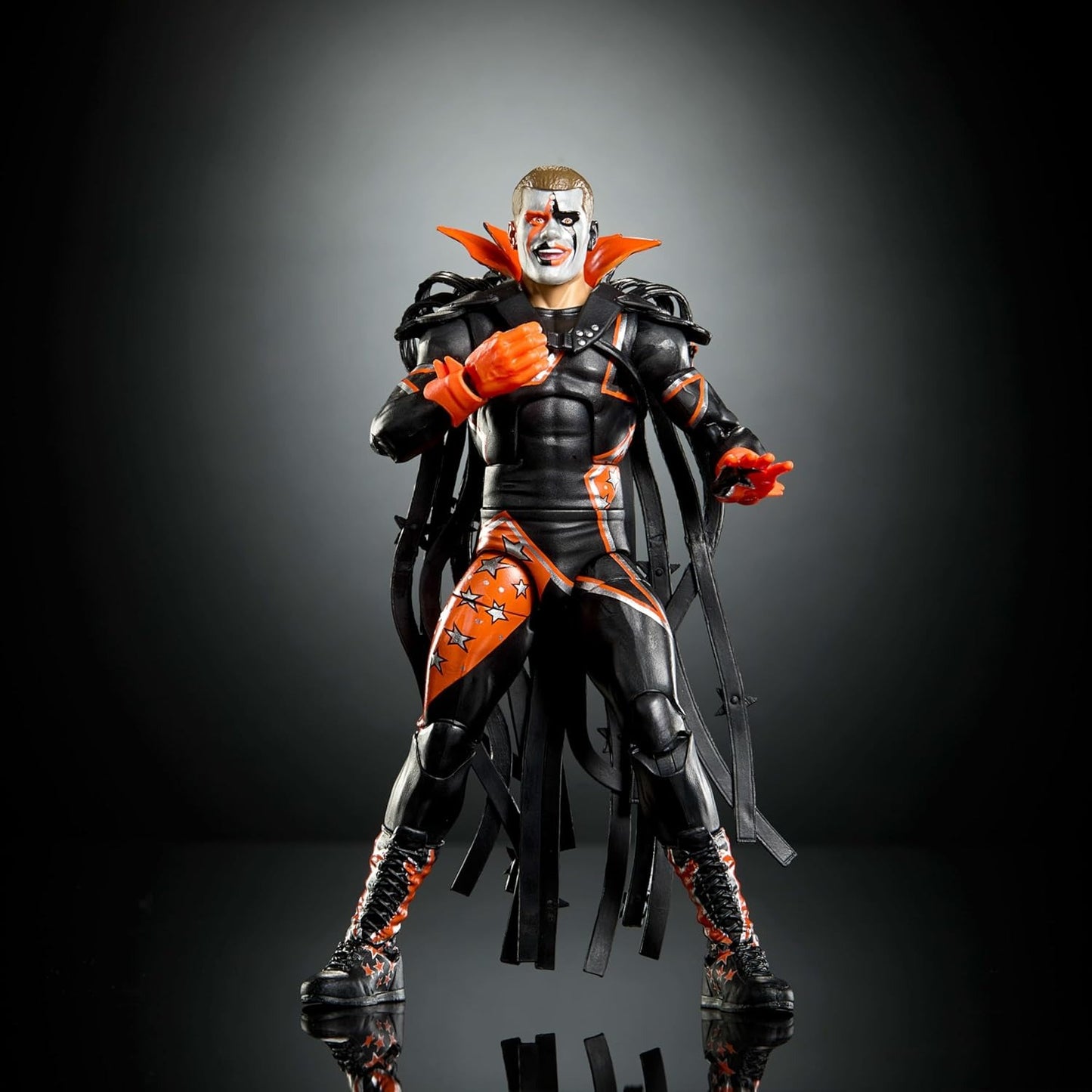 Mattel WWE Elite Collection Action Figure & Accessories, Premium Live Event Stardust Set, Wrestlemania with Sam Roberts Build-A-Figure Parts