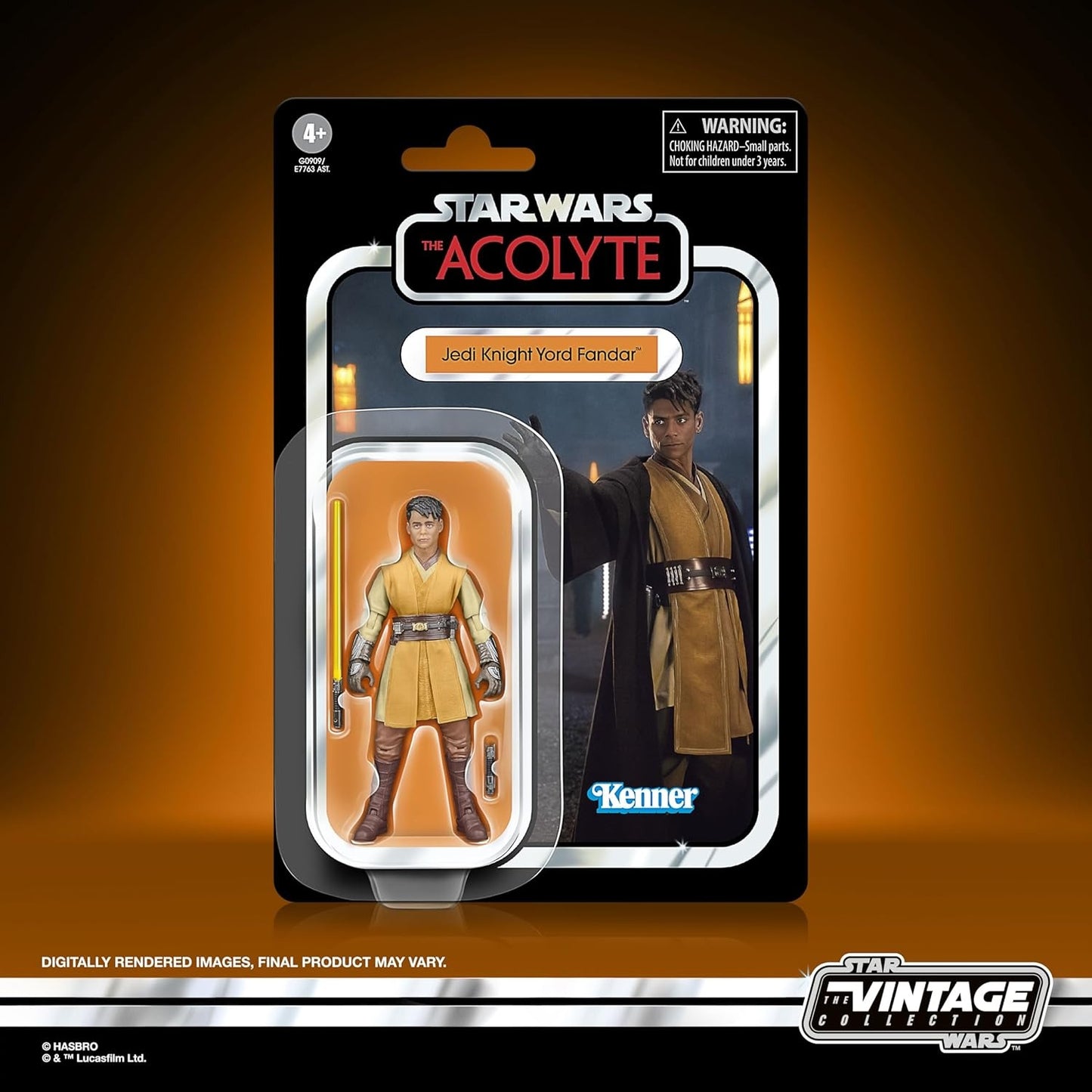 STAR WARS The Vintage Collection Jedi Knight Yord Fandar, The Acolyte 3.75 Inch Collectible Action Figure
