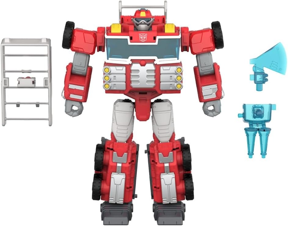Transformers Age of The Primes Voyager Class Rescue Bot Heatwave, 7-inch Converting Action Figure, Robot Toys for Ages 8+