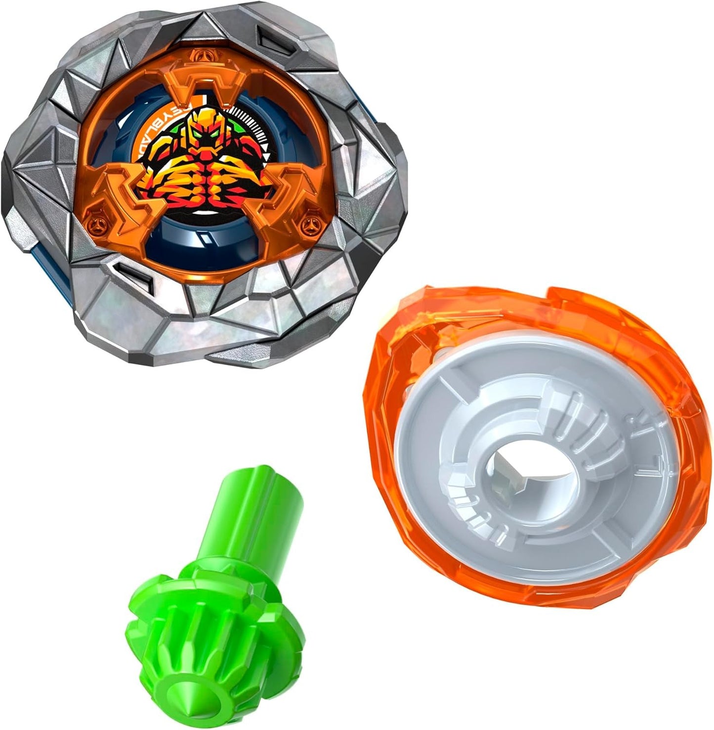 Beyblade X Rock Golem 1-60UN UX Starter Pack Set with Takara Tomy Defense Type Top and Launcher, Battling Tops Game Toys, Ages 8+