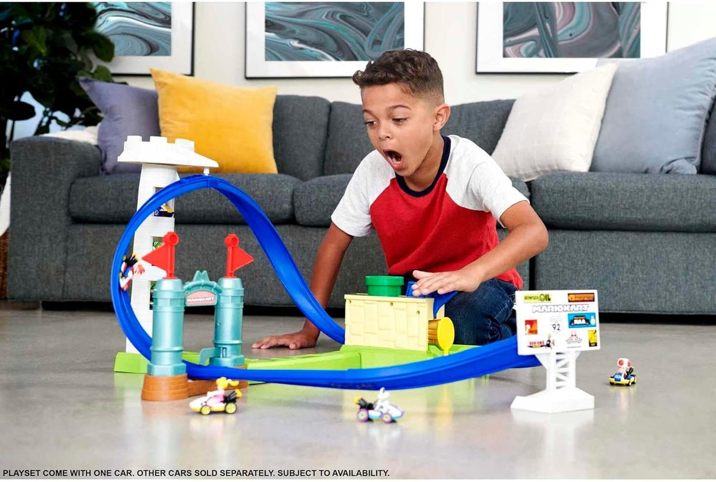 Hot Wheels Mattel Mario Kart Lite Circuit Playset (Nintendo)