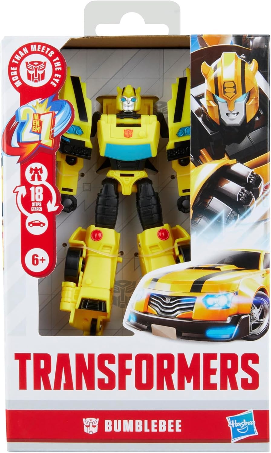Transformers Prime Changers Bumblebee Action Figure, Changes from Robot Toy to Car Toy, Ages 6+