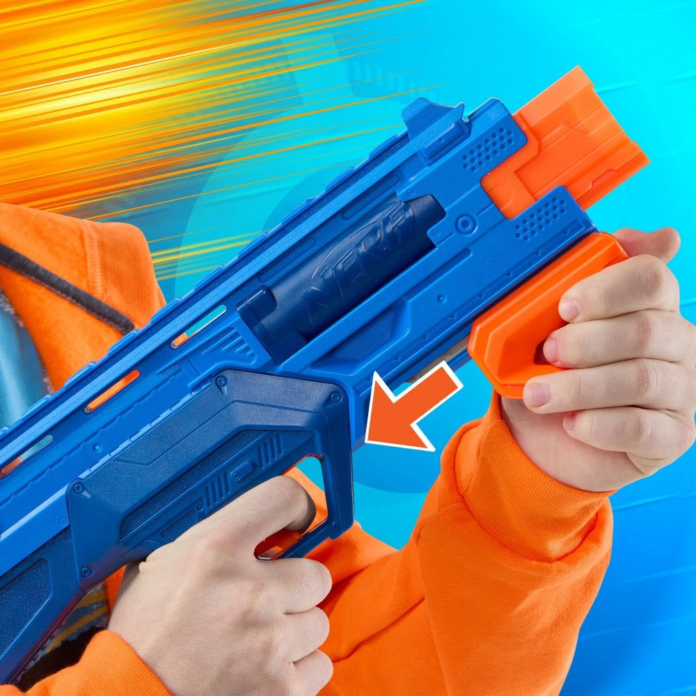 Nerf N Series Double Impact Blaster, 12 Official Nerf N1 Darts Compatible Only with Nerf N1 Blasters, Pump Action Priming, Kids Gifts, Ages 8+