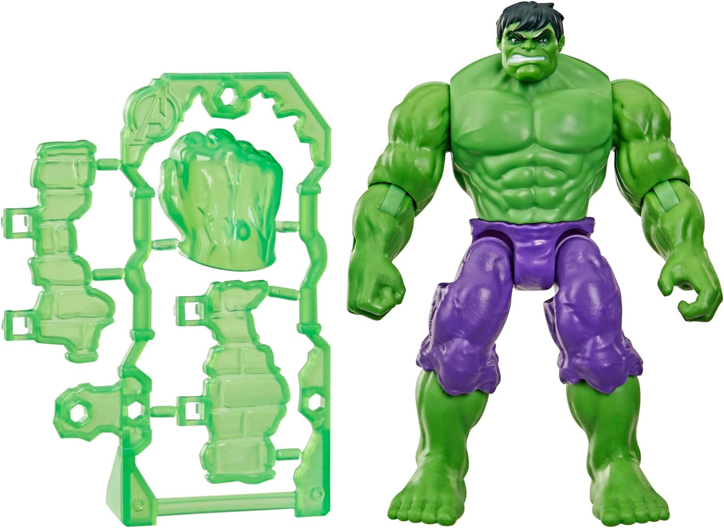 Marvel Avengers ActionVerse Hulk Action Figure & Accessories, 4.5-Inch (11.4 CM) Super Hero Toys & Figures for Kids, Ages 4+