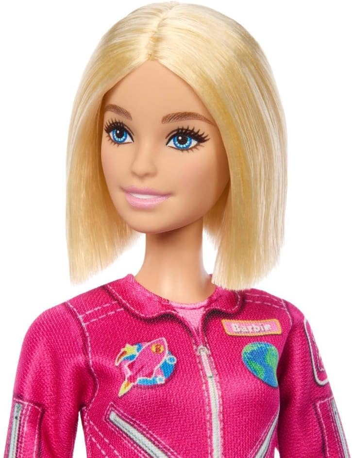 Barbie Careers Astronaut Fashion Doll Wearing Removable Look with Pink Spacesuit & Shoes, Plus Helmet Accessory, 2026 Career of The Year