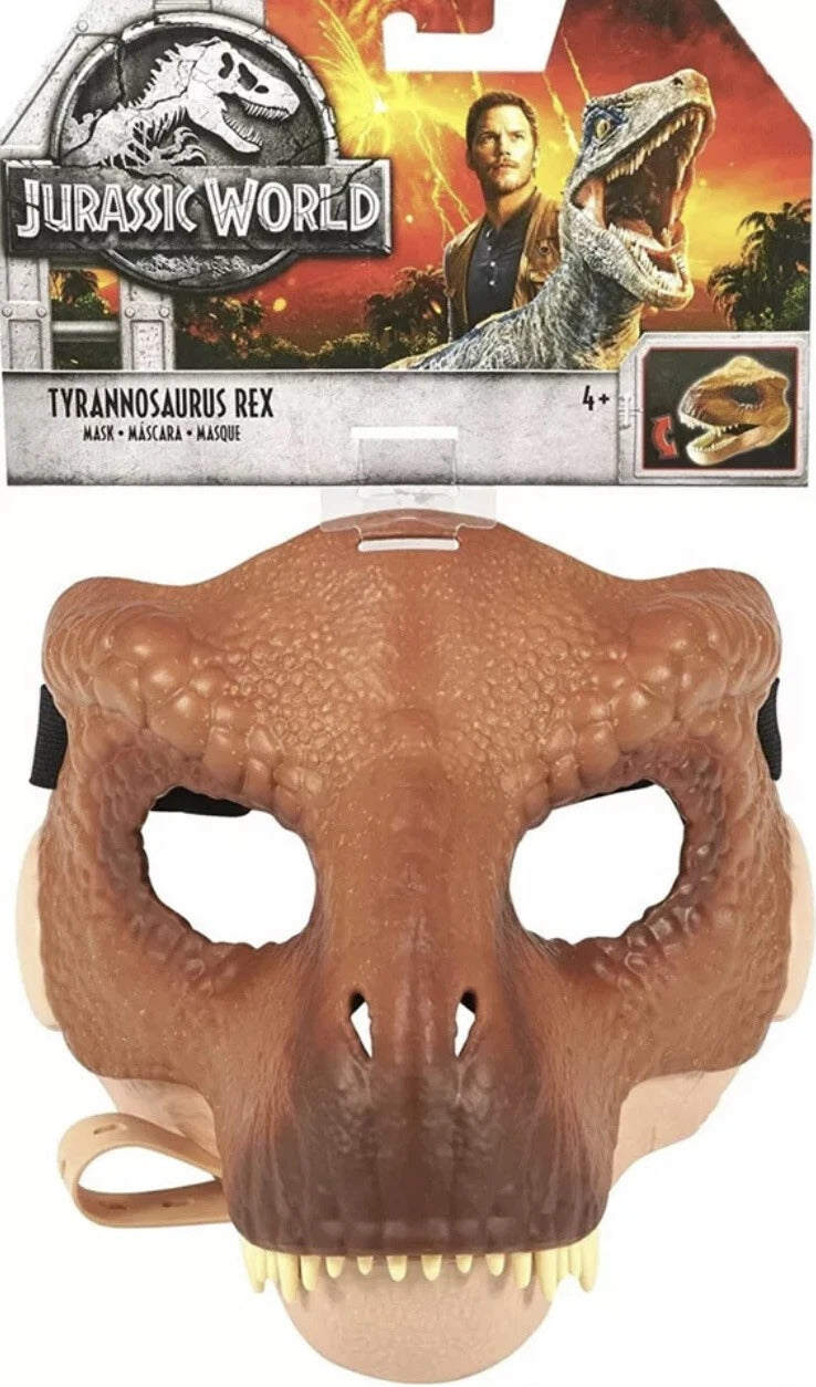 Mattel Jurassic World Dominion Tyrannosaurus Rex Brown Mask