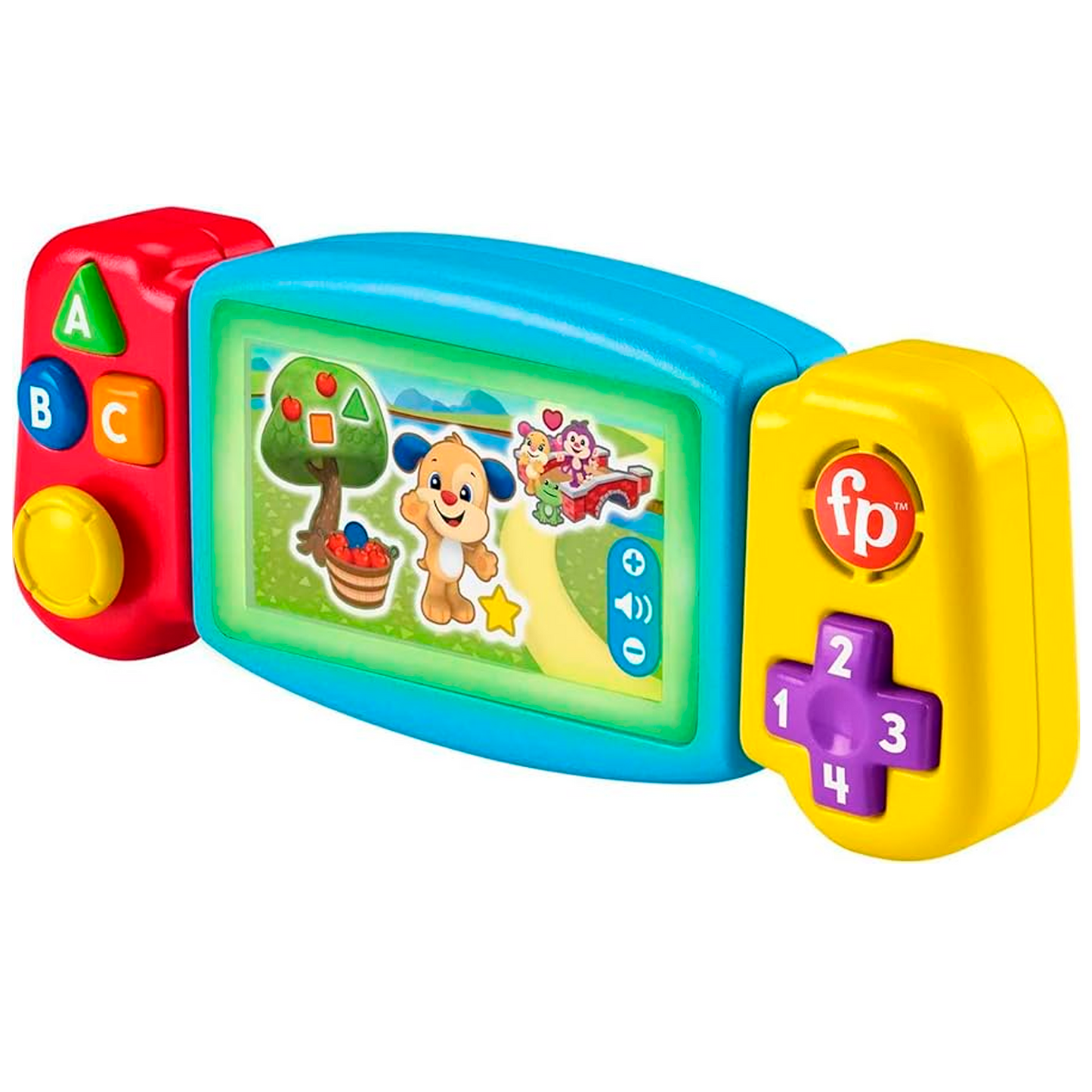 Fisher-Price Laugh & Learn Baby & Toddler Toy Twist & Learn Gamer Pretend Video Game with Lights & Music for Ages 9+ Months