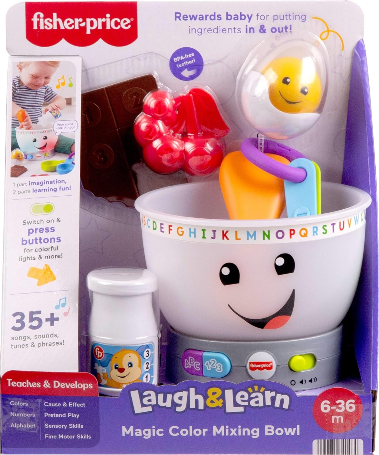 Fisher-Price Laugh & Learn Magic Color Mixing Bowl