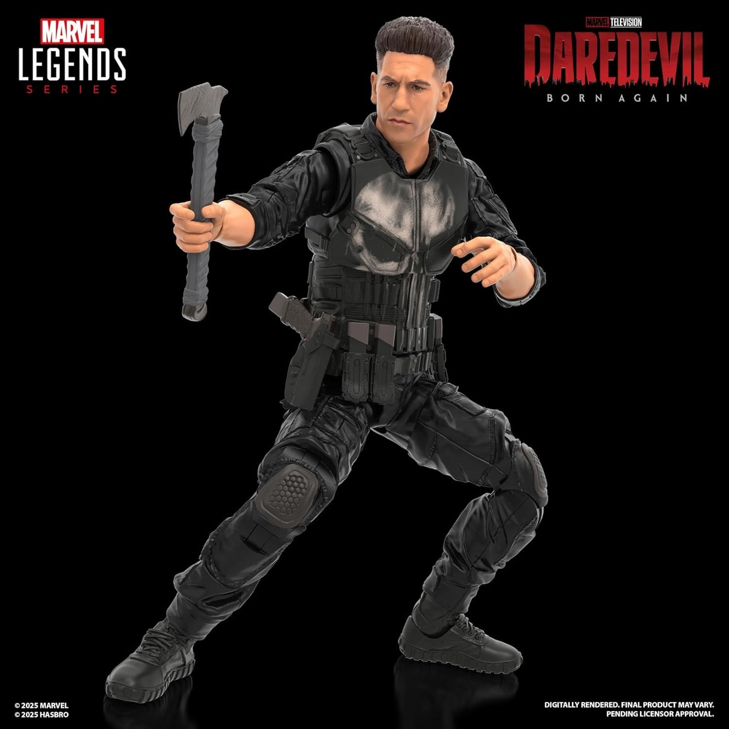 Marvel Legends Series Daredevil: Born Again Punisher Collectible 6-Inch Action Figure