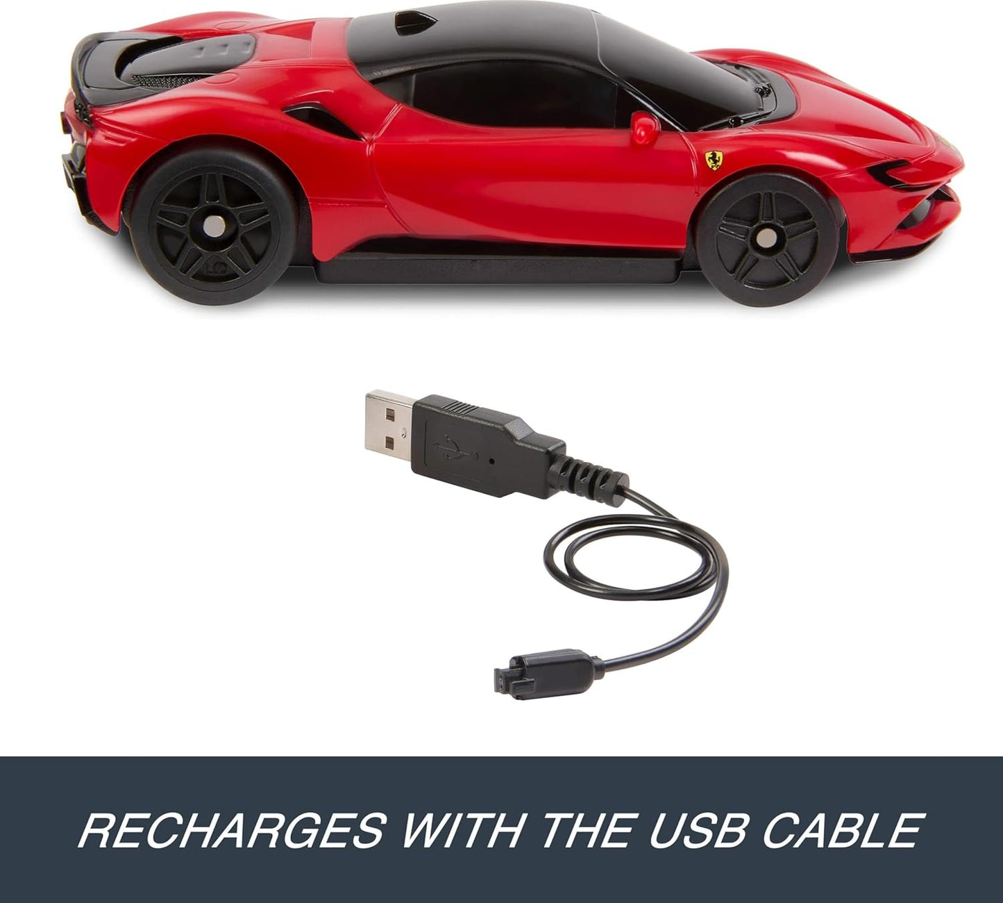 Hot Wheels RC 1:64 Scale Ferrari Sf90 Stradale Assetto Fiorano Vehicle