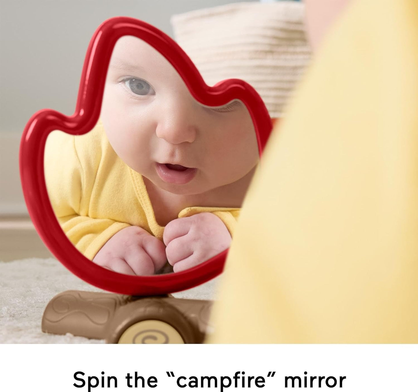 Fisher-Price Baby Toys Mini Me Moments Camp & Crinkle Set, 7-Piece Fishing & Hiking Sensory Activities for Newborn Play Ages 3+ Months