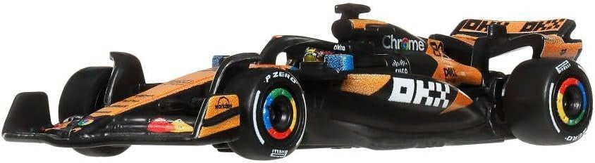 Hot Wheels 1:64 Scale Premium Die-Cast Formula 1 Collectible Toy Race Car with Real Riders Tires & Metal/Metal Body & Chassis (Styles May Vary)