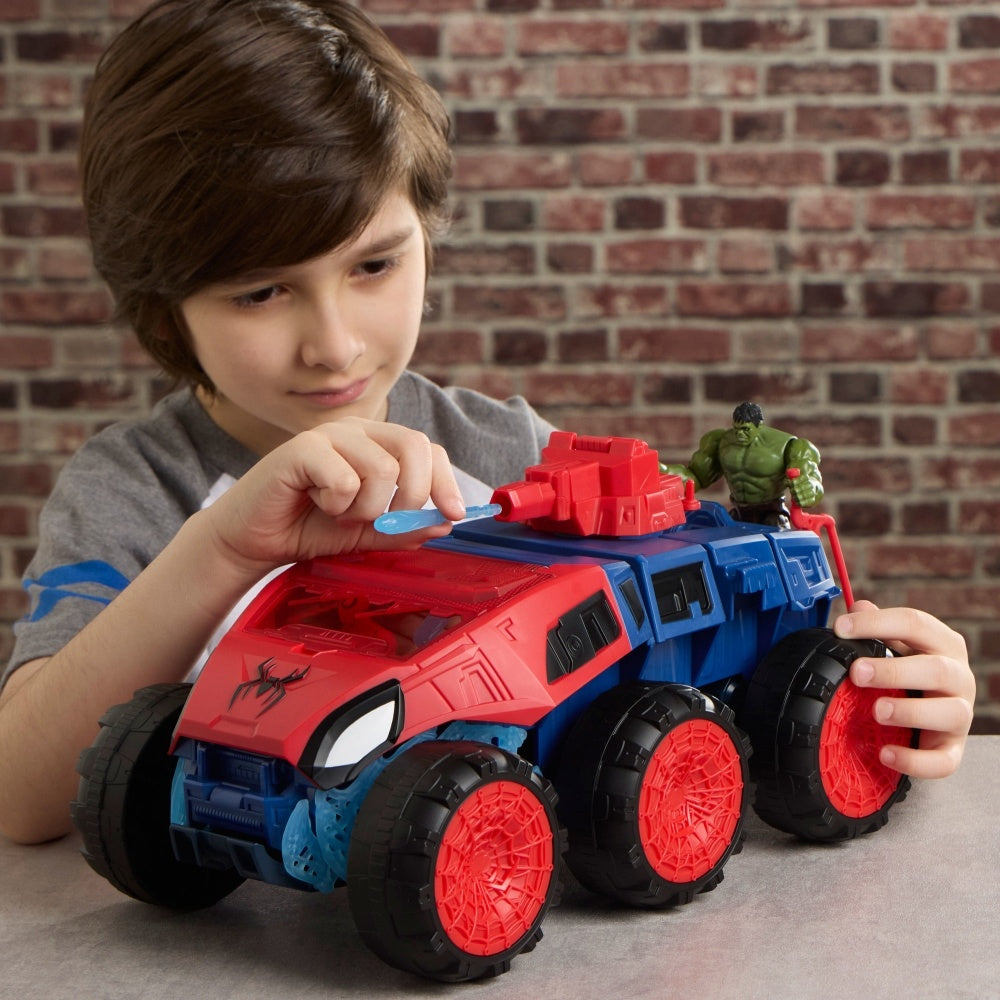 Marvel Spider-Man: Brand New Day 2-in-1 Super Chompin’ Tank, 4.5-Inch Action Figure & Toy Vehicle Set, Super Hero Toys and Figures, Ages 4+ | Action Figure & Toy Vehicle Set, Super Hero Toys and Figures