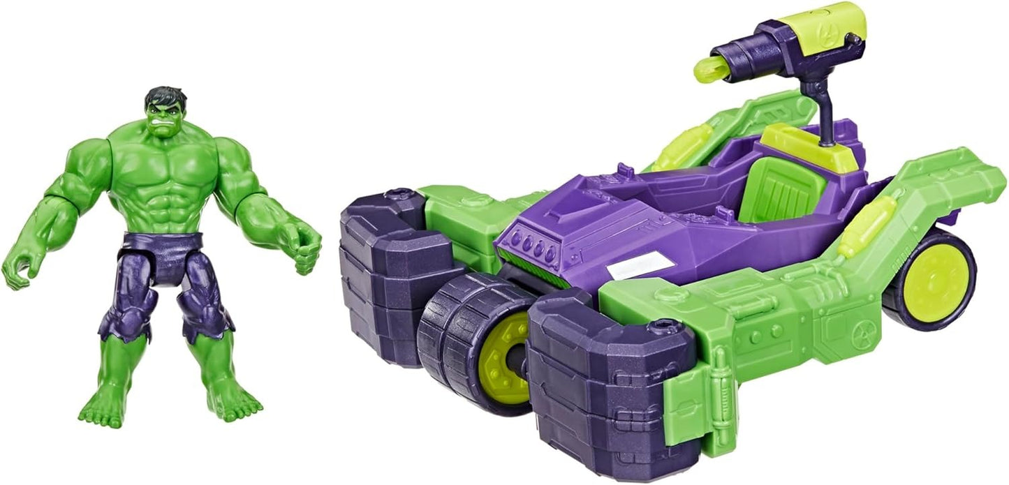Marvel Avengers VenomVersus Epic World of Action Hulk Blast & Smash Truck Figure & Vehicle Set, 4-Inch Super Hero Toys for Kids Ages 4+