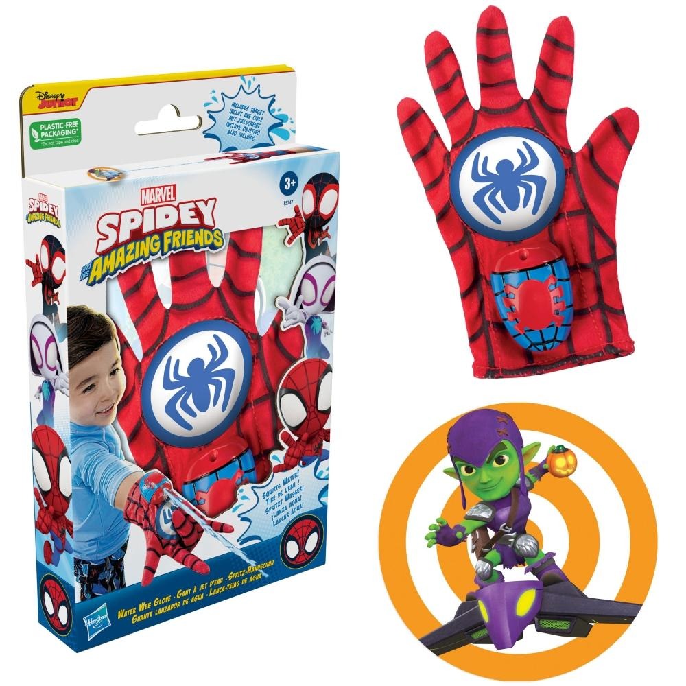 Hasbro Marvel Spidey and His Fantastic Friends Spidey Water Glove and Webs Preschool Water Toy with Green Goblin Target Age 3+