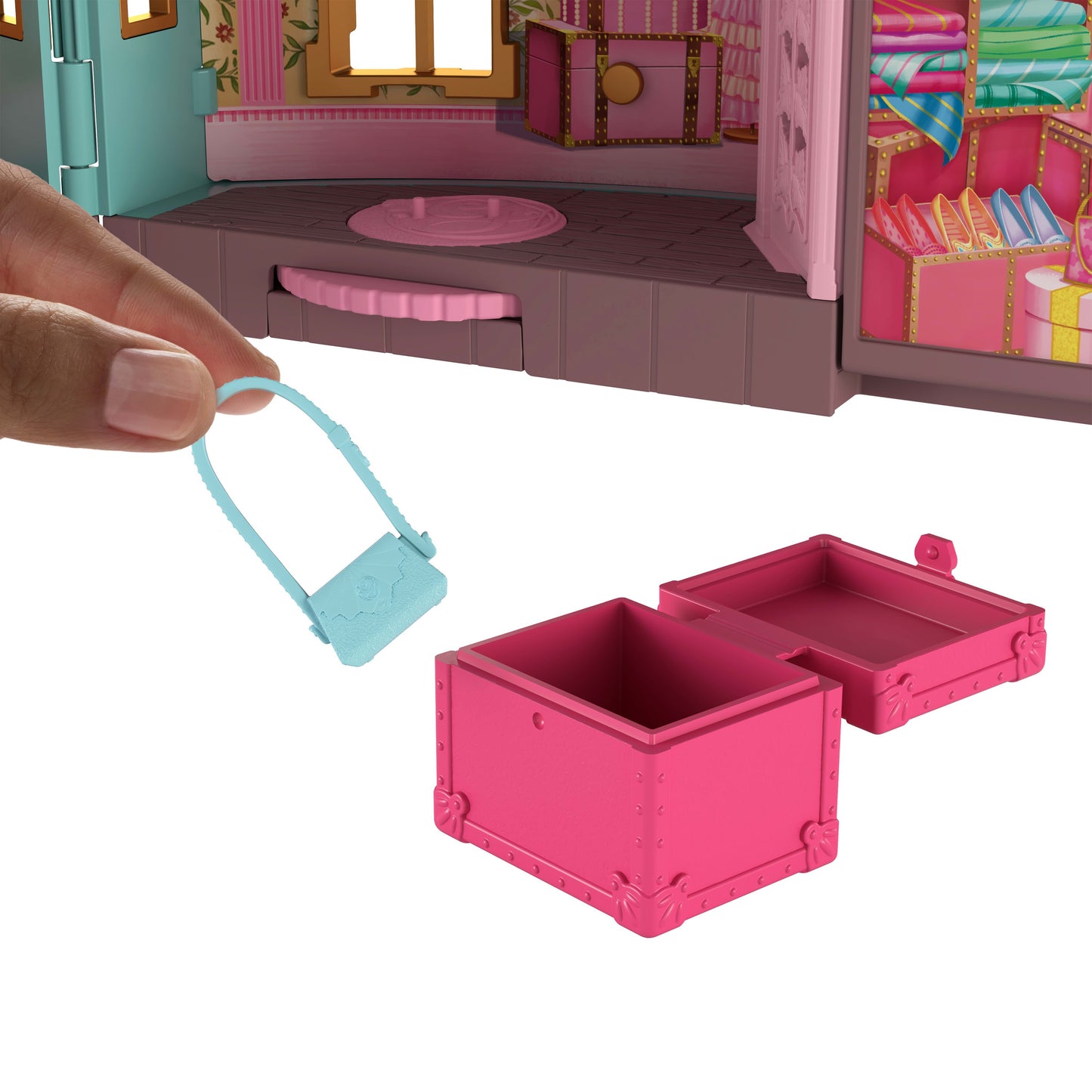 Mattel Universal Pictures’ Wicked So Popular Dorm Small Doll Playset with 3 Play Spaces & 9 Accessories, Inspired by The Movie
