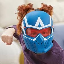 Marvel Studios Captain America Brave New World Flight Vision Mask, Roleplay Toy, Super Hero Toys for Kids 5 and Up