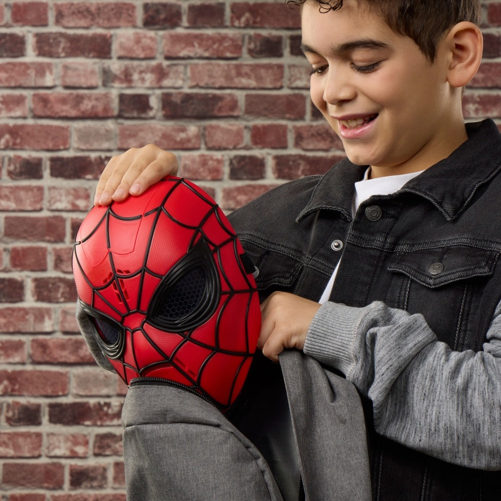 Marvel Studios Spider-Man: Brand New Day Wisecrackin’ Glow Mask, Electronic Role Play Toy, Super Hero Costume Mask and Toys for Kids, Ages 5+