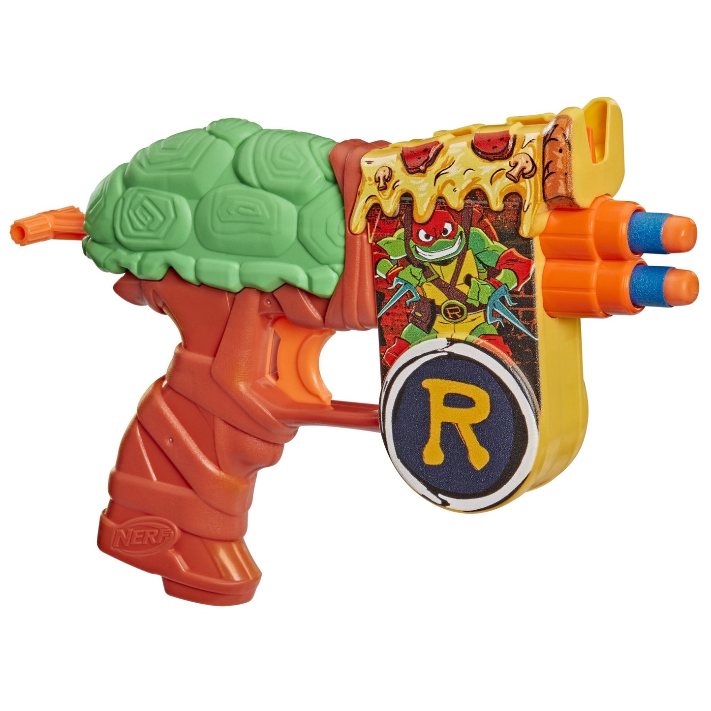 Nerf Teenage Mutant Ninja Turtles Raphael Blaster, 4 Nerf Elite Darts