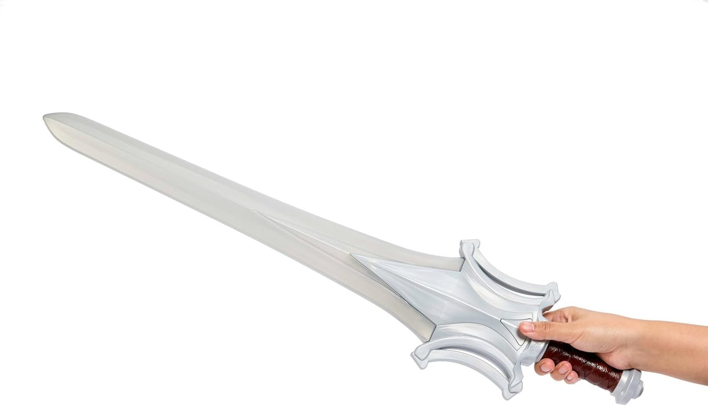 Masters of the Universe 2026 Movie, He-Man Powers of Grayskull Sword with Lights Dialogue Sounds & Vibration Effects, 27 Inch Role Play Toy