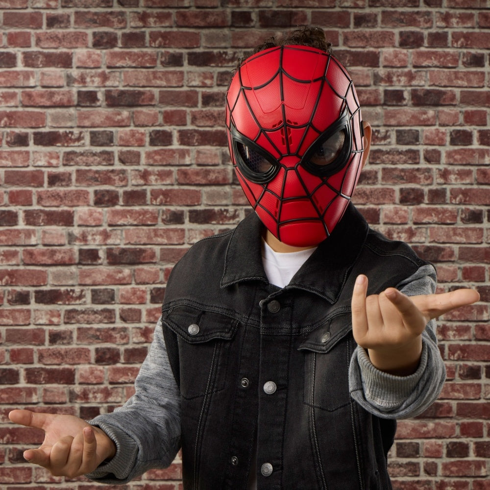 Marvel Studios Spider-Man: Brand New Day Wisecrackin’ Glow Mask, Electronic Role Play Toy, Super Hero Costume Mask and Toys for Kids, Ages 5+