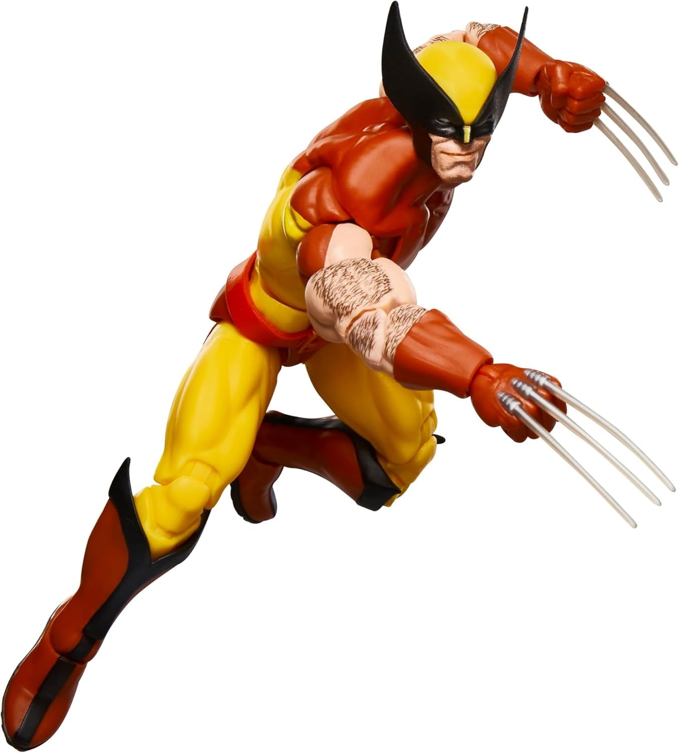Marvel Legends Series Wolverine, X-Men Retro Marvel Comics Secret Wars Collectible 6 Inch Action Figure with Shield | Marvel Legends Retro 6 Inch Action Figure Secret Wars Wave 1 - Wolverine