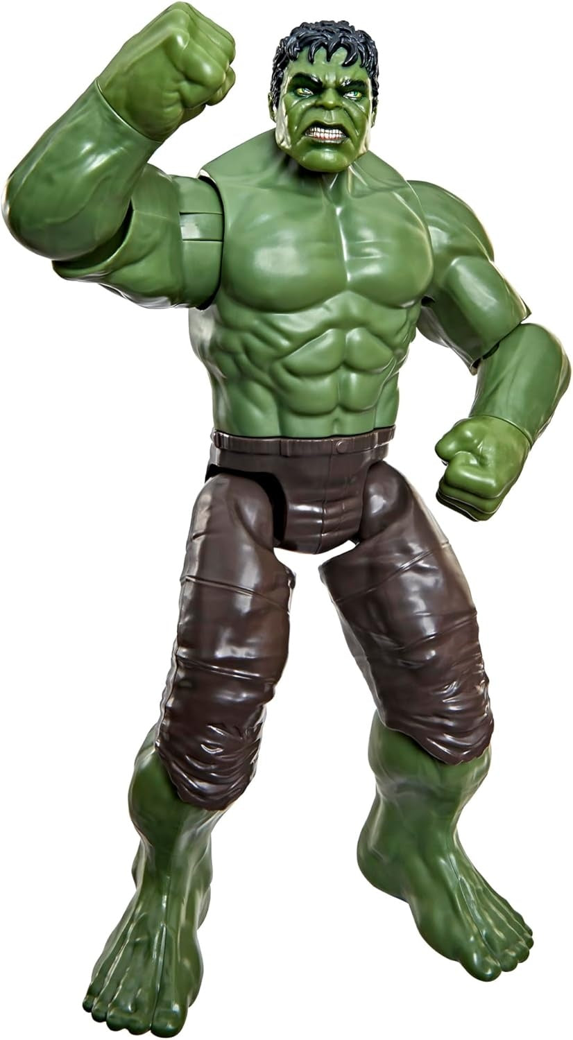 Marvel Spider-Man: Brand New Day Titan Series Hulk Action Figure, 11.7-Inches, Super Hero Toys for Kids, Ages 4+