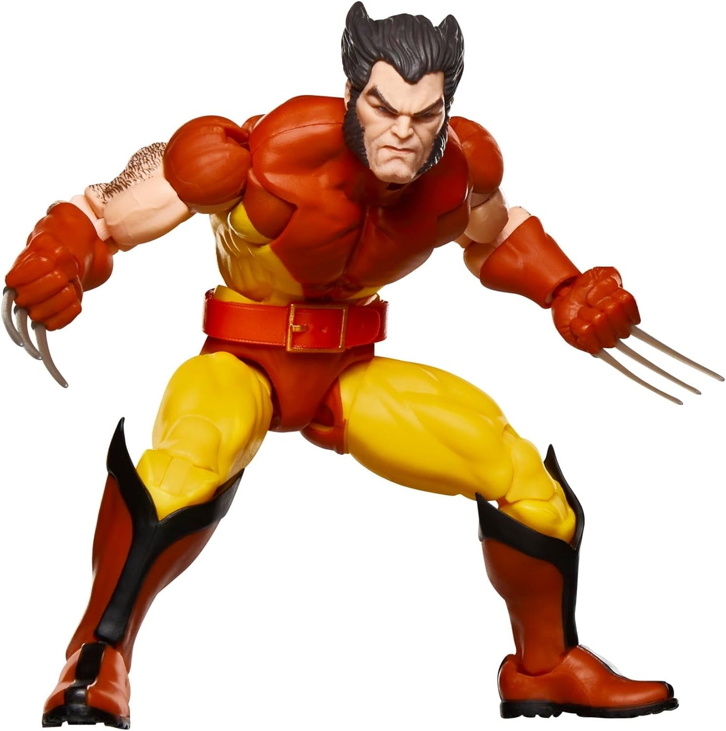 Marvel Legends Series Wolverine, X-Men Retro Marvel Comics Secret Wars Collectible 6 Inch Action Figure with Shield | Marvel Legends Retro 6 Inch Action Figure Secret Wars Wave 1 - Wolverine