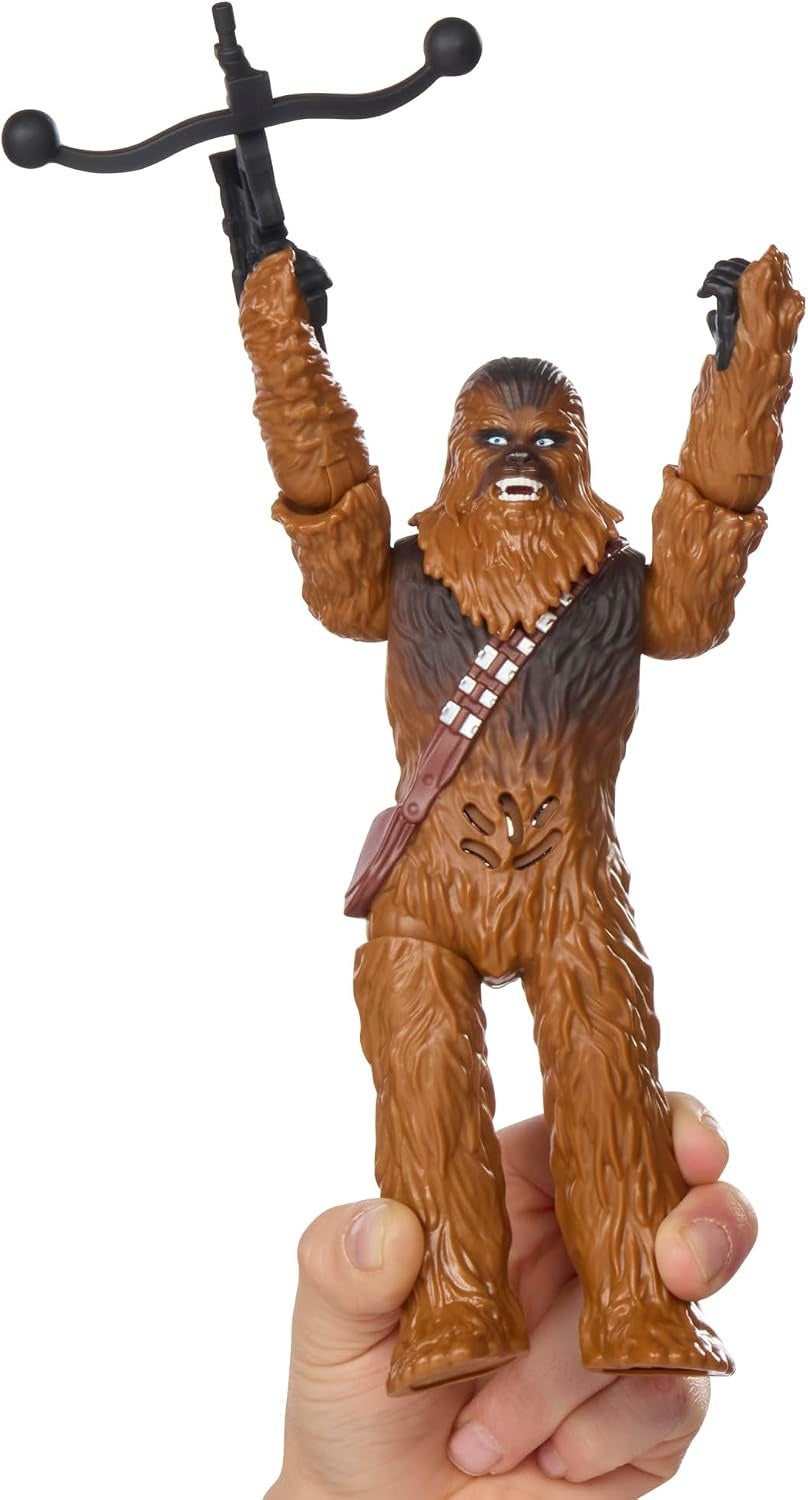 STAR WARS Chewbacca Action FX, 6-Inch Action Figure with Sound Effects, Interactive Toys for Boys & Girls Ages 4+
