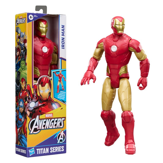 AVENGERS Marvel Titan Series Iron Man 11.5-Inch (29.2 CM) Action Figure, Super Hero Figures & Toys for Kids, Ages 4+