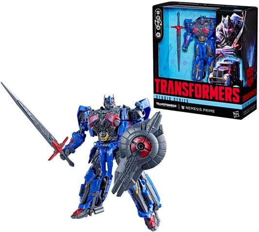 Transformers Studio Series The Last Knight Nemesis Prime, Leader Class 8.5-Inch Converting Action Figure, Robot Toys for Ages 8+
