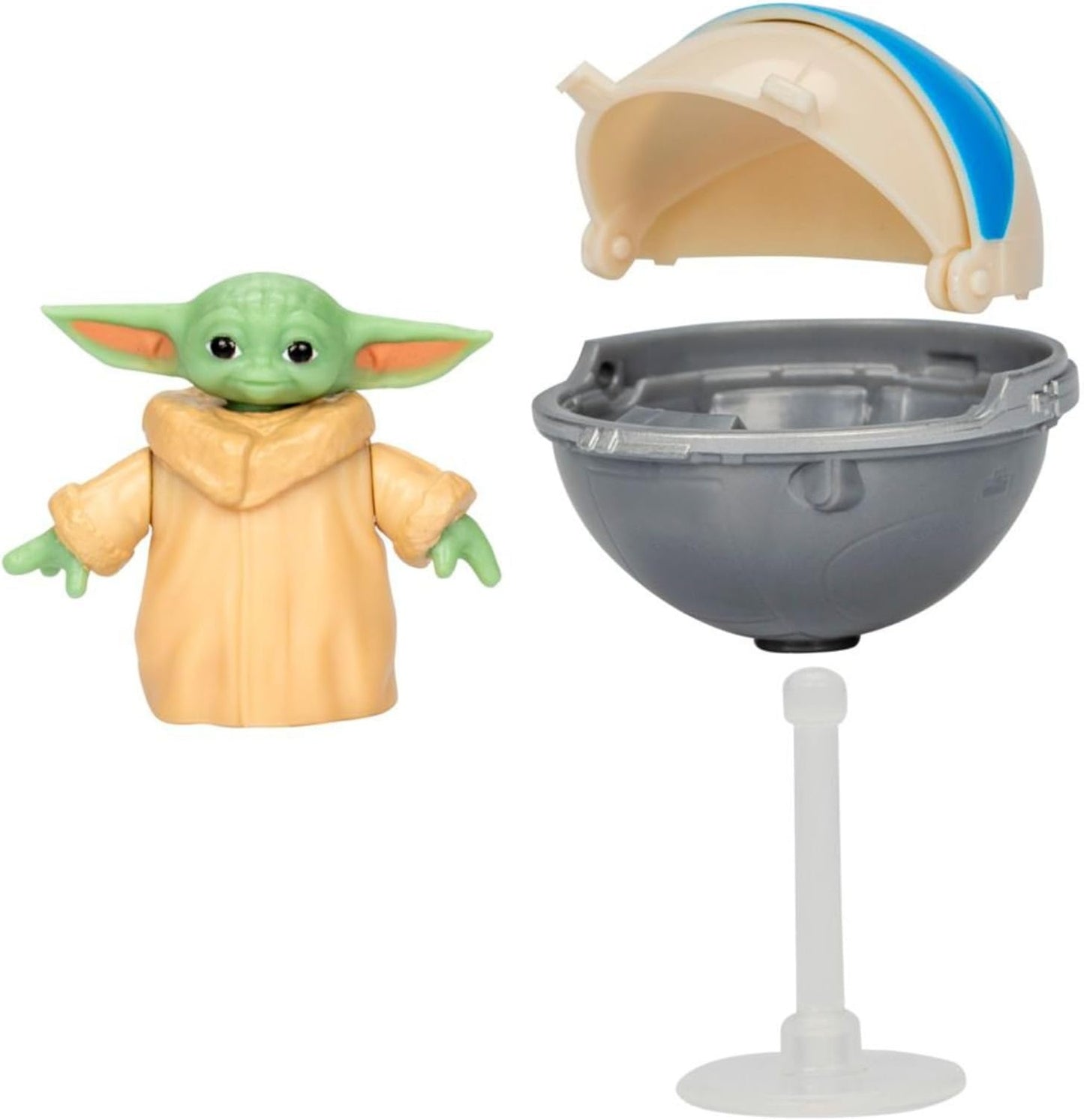 STAR WARS Epic Hero Series Grogu 1-Inch-Tall Action Figure & Hover Pram, Toys for 4 Year Old Boys and Girls