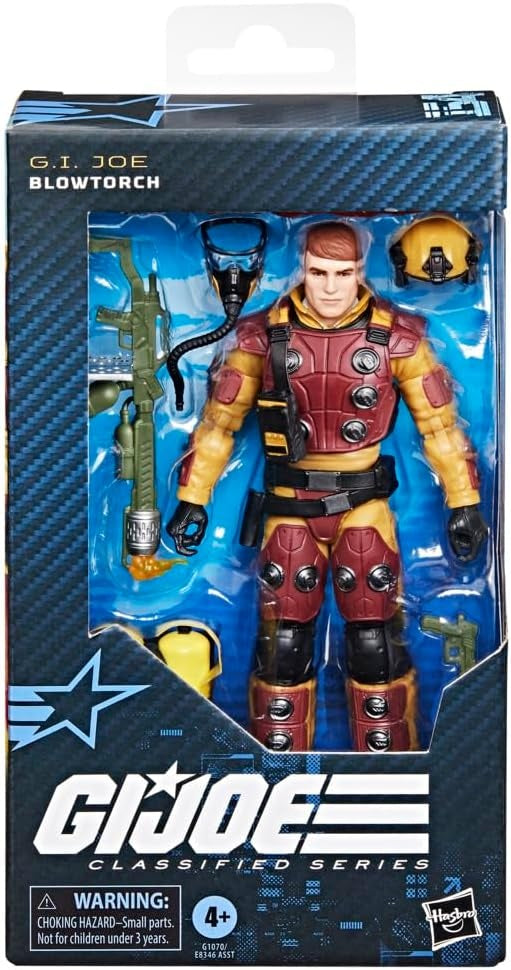G.I. Joe Classified Series #154, Blowtorch, Collectible 6 Inch Action Figure with 10 Accessories