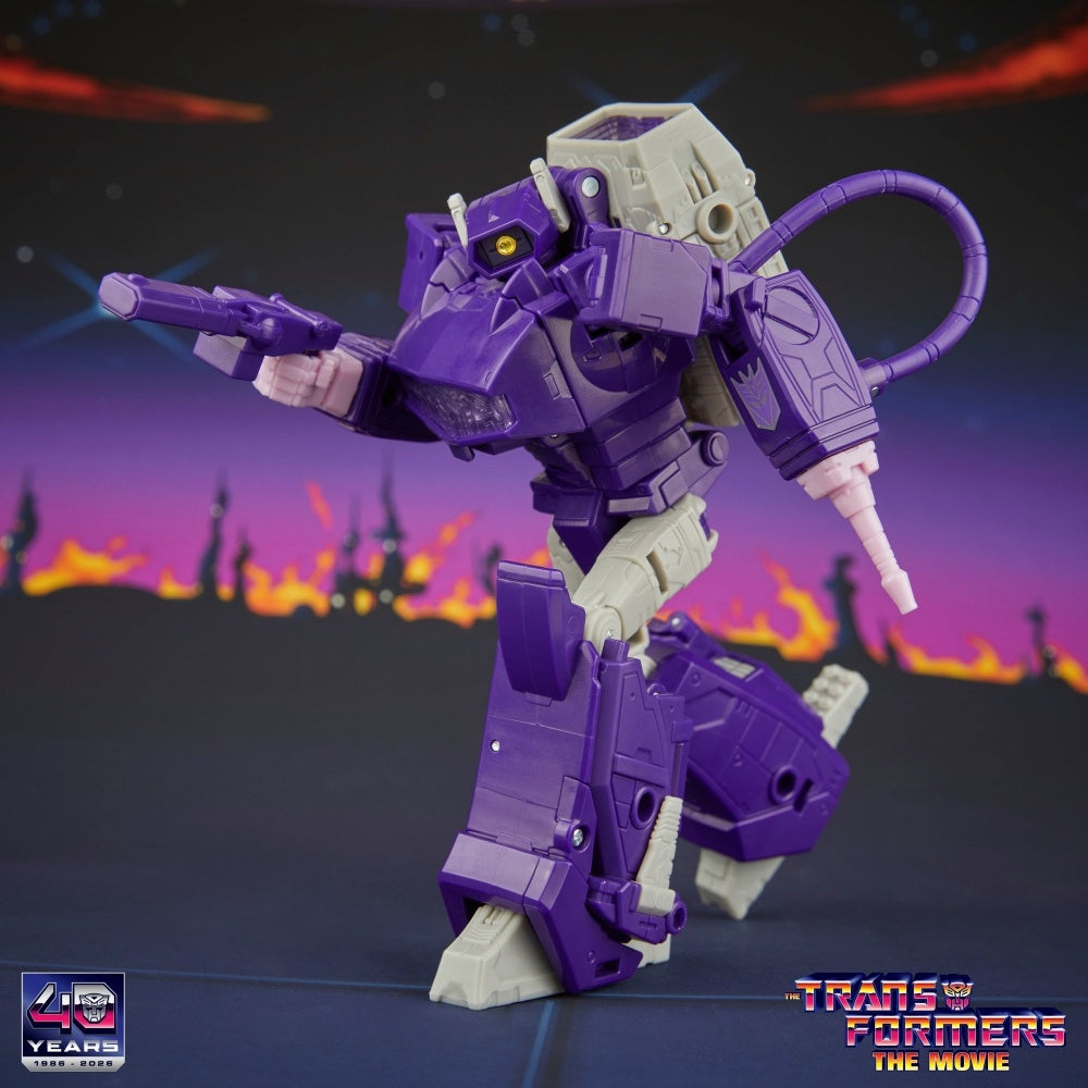 Transformers Studio Series The The Movie Shockwave Voyager Class 6.5-Inch Converting Action Figure, Robot Toys for Ages 8+