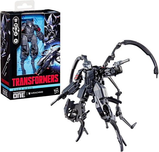 Transformers One Studio Series Airachnid Deluxe Class 4.5-Inch Converting Action Figure, Robot Toys for Ages 8+