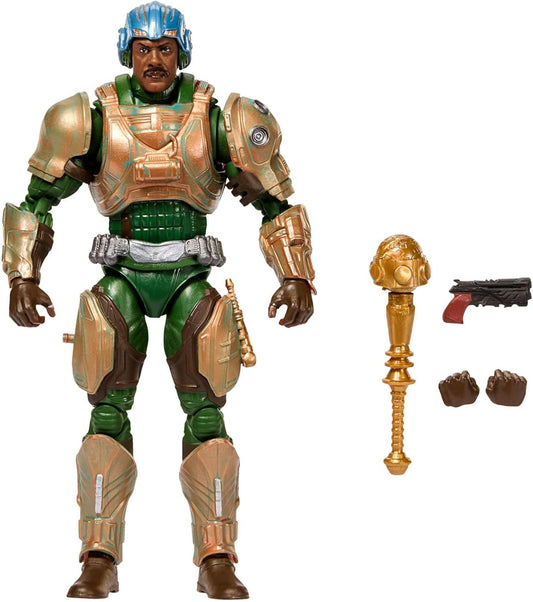 Masters of the Universe Action Figure Chronicles Man-At-Arms, 6.5 Inch Scale 2026 Movie Accurate Duncan Royal Guard, 30 Points Articulation, Idris Elba