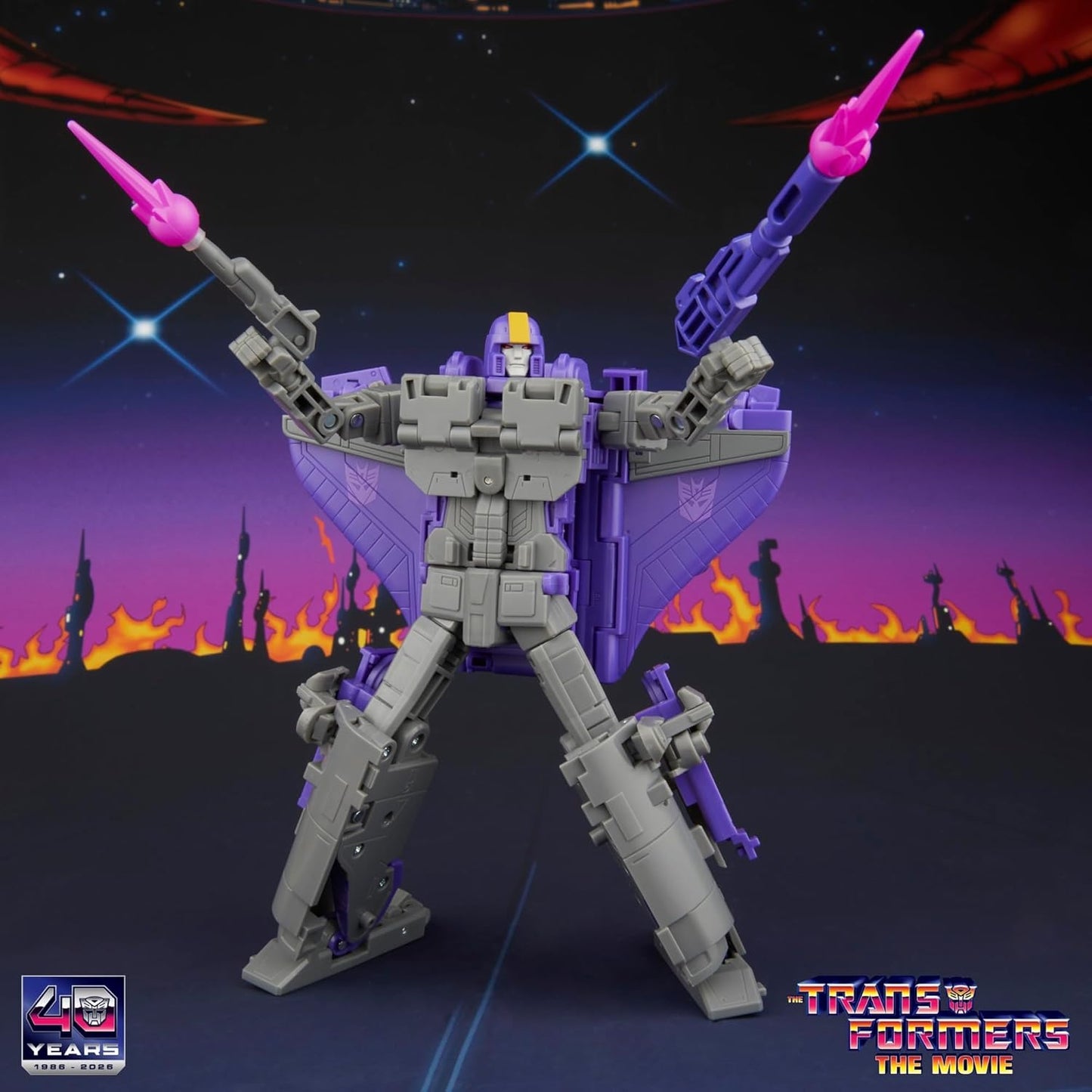 Transformers Studio Series The The Movie Astrotrain, Leader Class 6.75-Inch Converting Action Figure, Robot Toys for Ages 8+