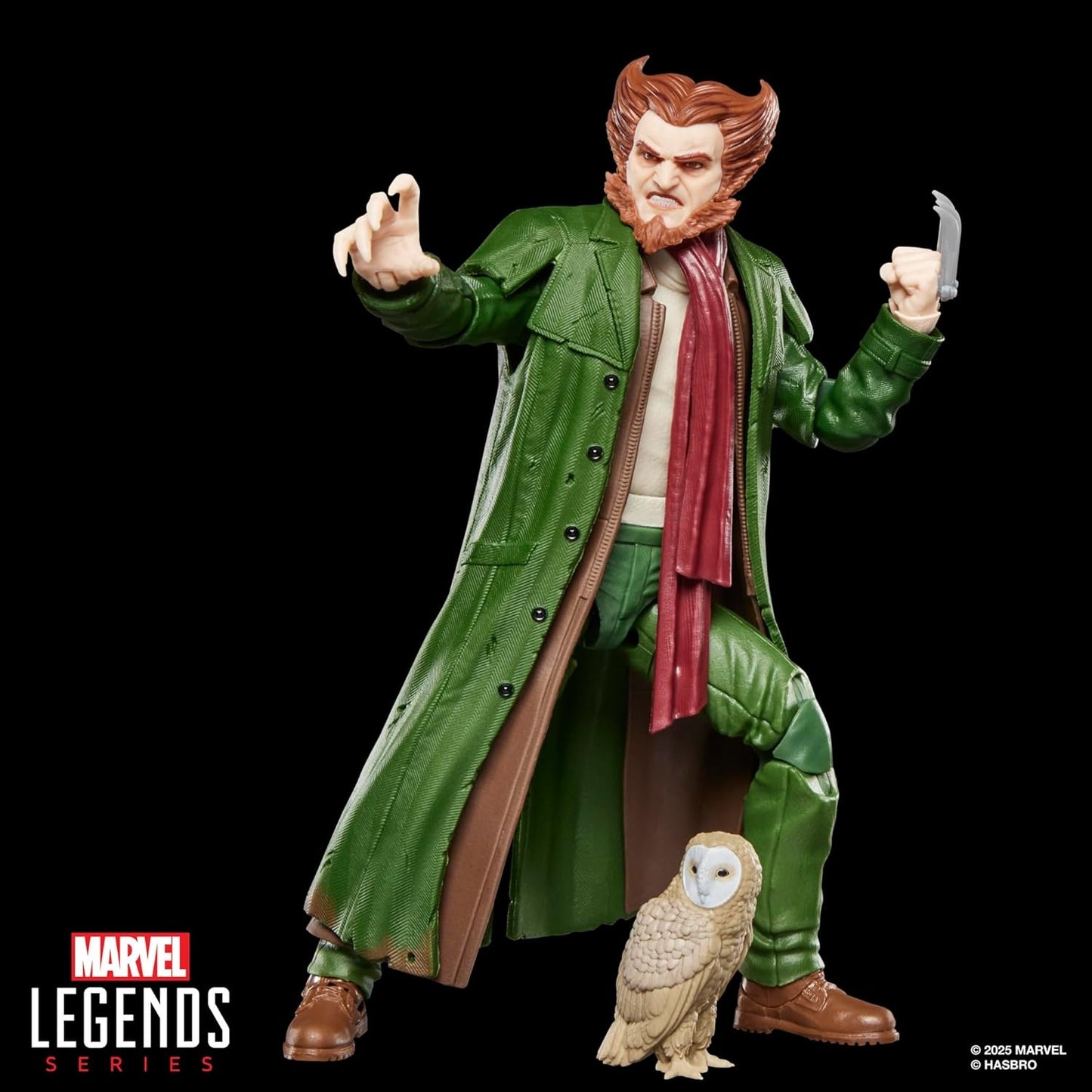 Marvel Legends Series Marvel’s Owl, Retro Cardback Spider-Man Comics Collectible 6-Inch Scale Action Figure