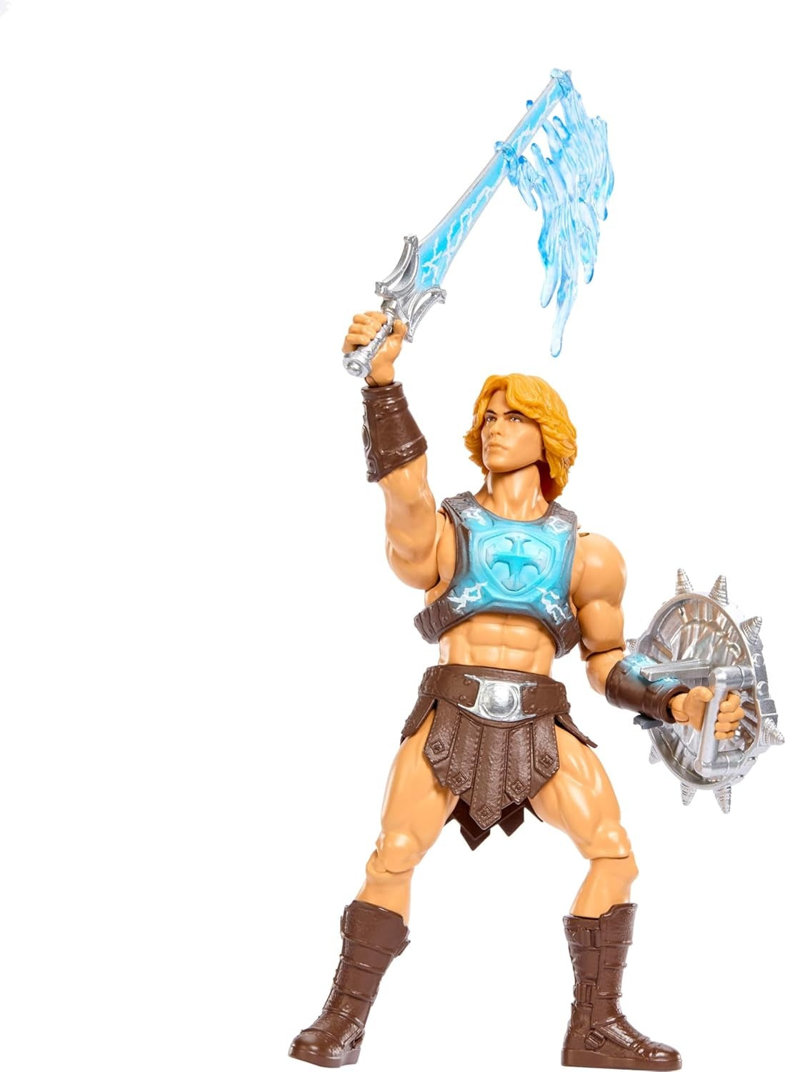 Masters of the Universe Feature Figure Power Sword Slash He-Man, Twist & Release Action Move, 5.5 Inch with Accessory, 2026 Movie Accurate Hero Toy