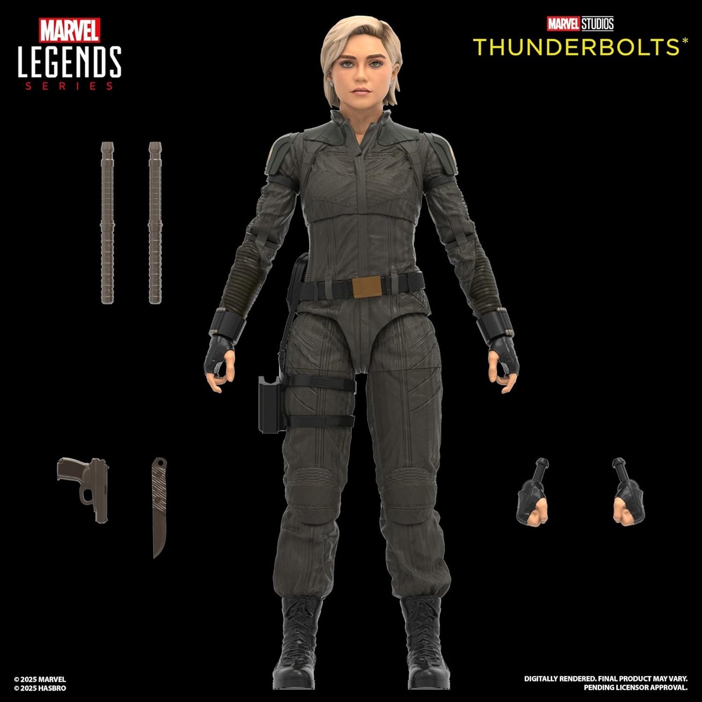Marvel Legends Series Yelena Belova and Red Guardian 2-Pack, Thunderbolts* Movie Collectible 6-Inch Action Figures